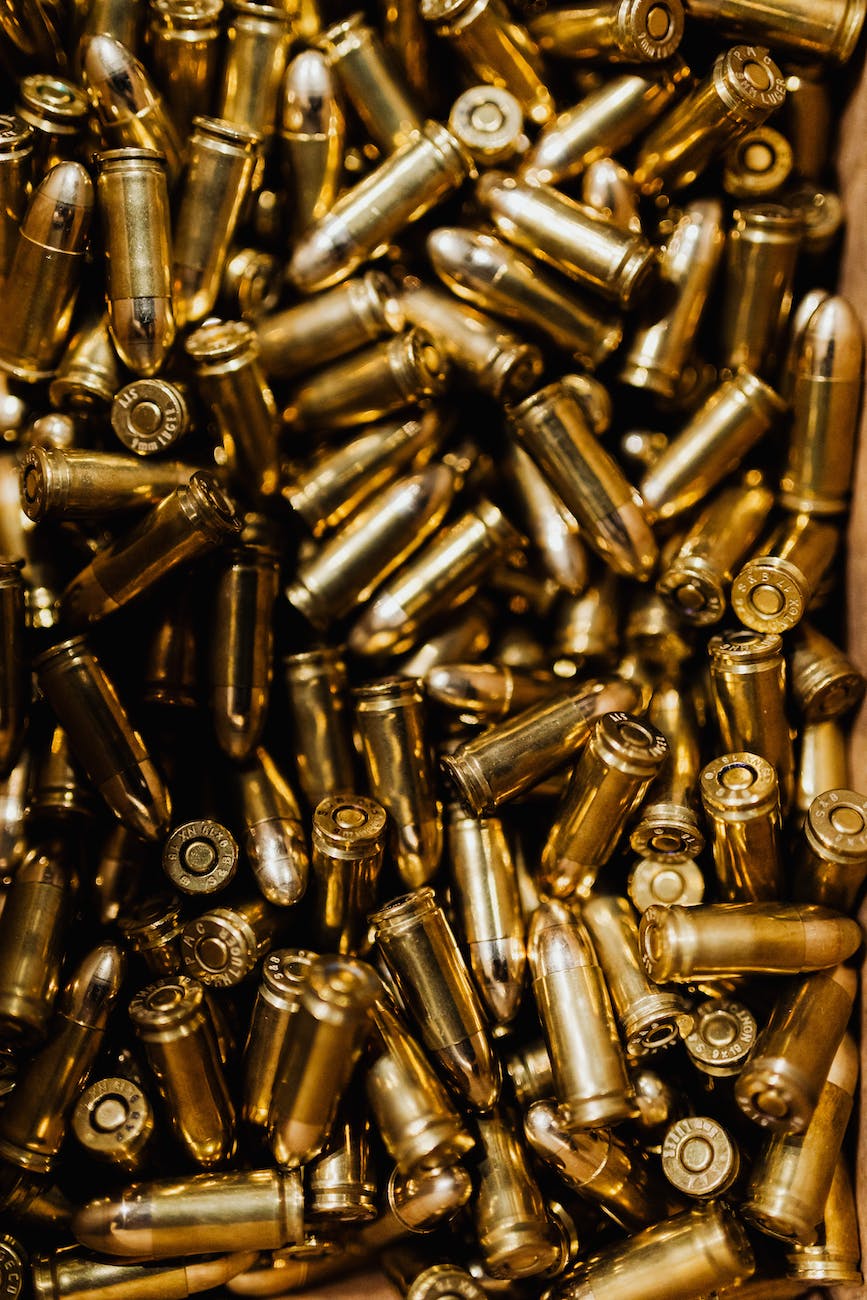 a pile of bullets