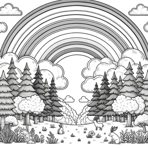 Rainbow Coloring Pages – Upcycling Pro